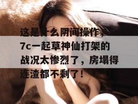 这是什么阴间操作，17c一起草神仙打架的战况太惨烈了，房塌得连渣都不剩了！